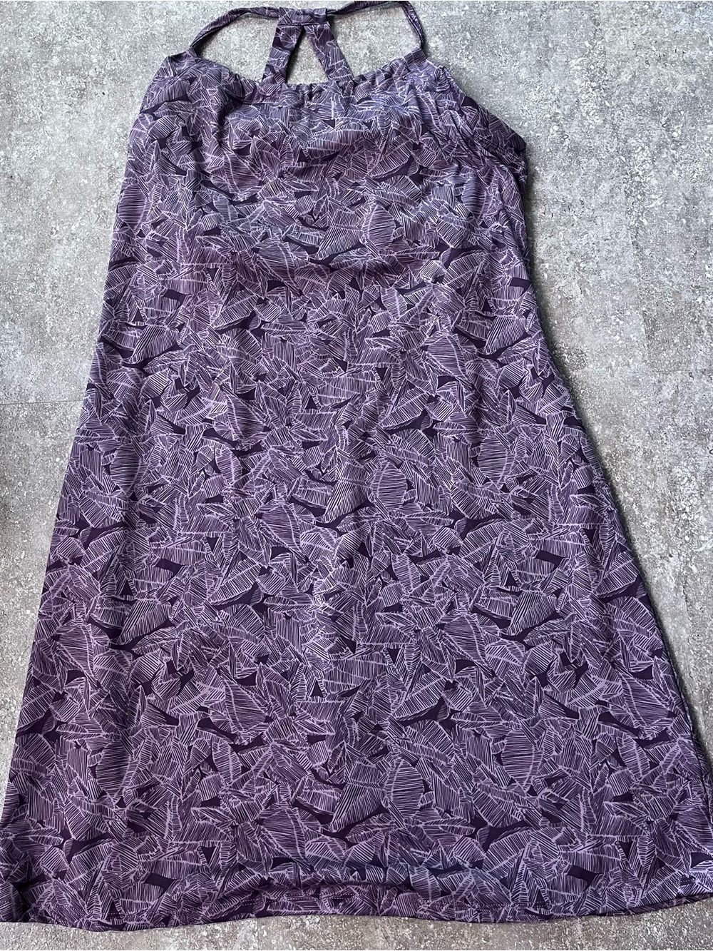 Eddie Bauer Purple Halter Athletic Sundress - Picture 2 of 10